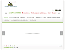 Tablet Screenshot of naturaindomita.com